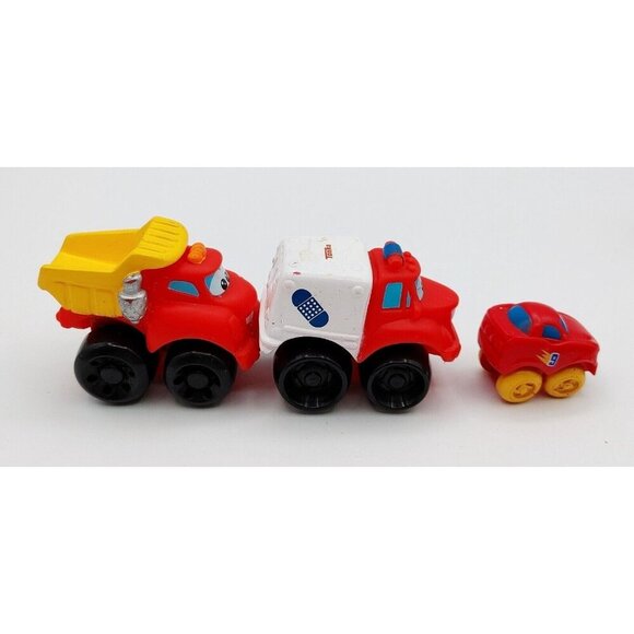 Tonka Chuck And Friends Wheel Pals Mini Soft Sides Vehicles Cars Lot Of 7 - Picture 5 of 6